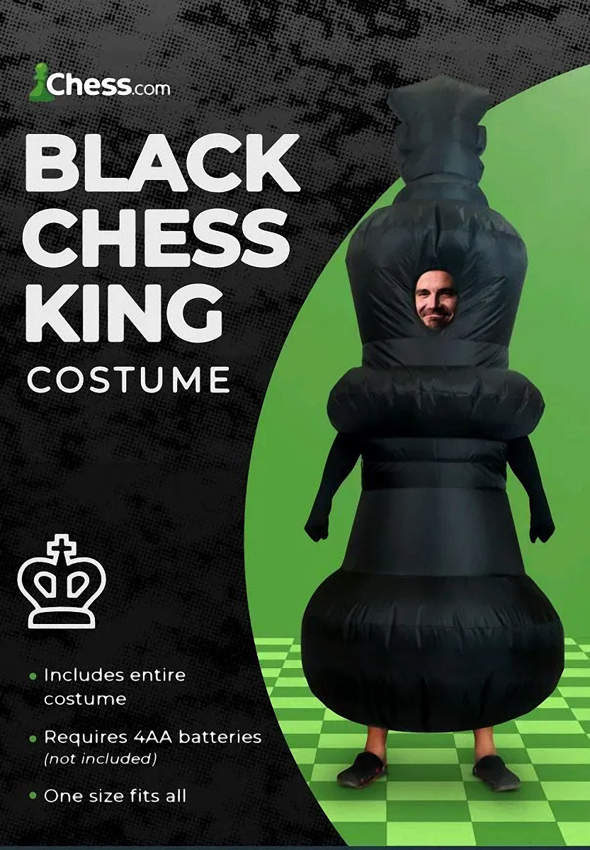 Chess King Costume - Black