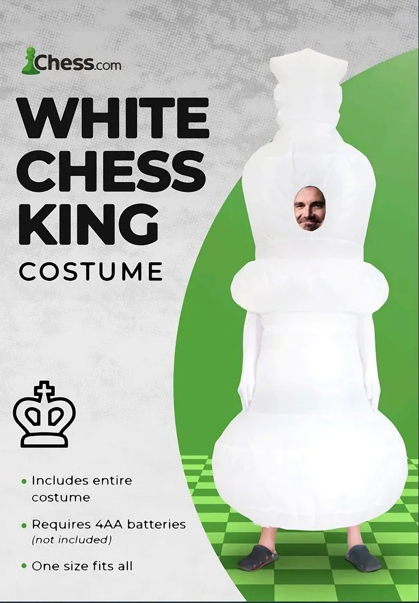 Chess King Costume - White