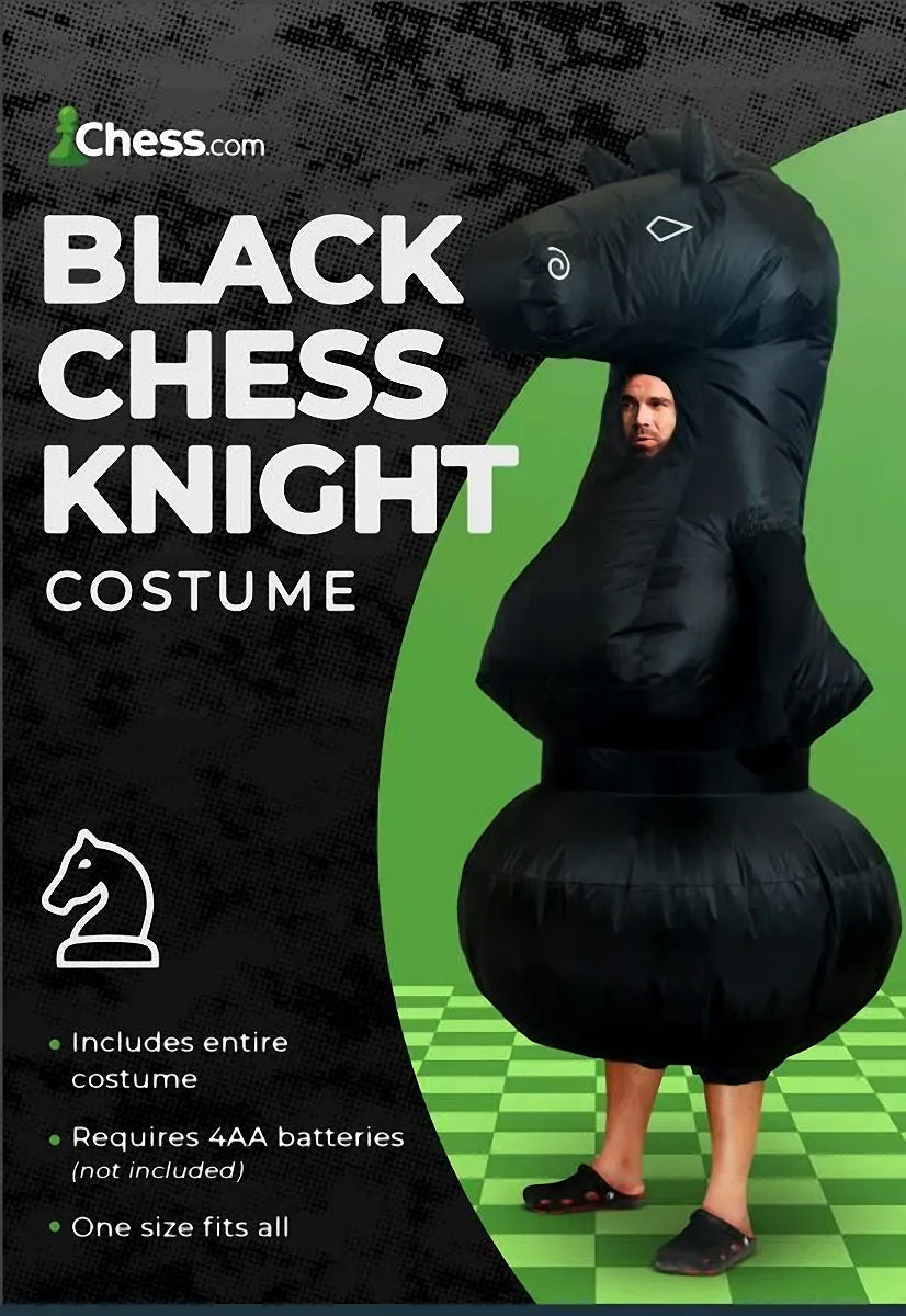 Chess Knight Costume - Black