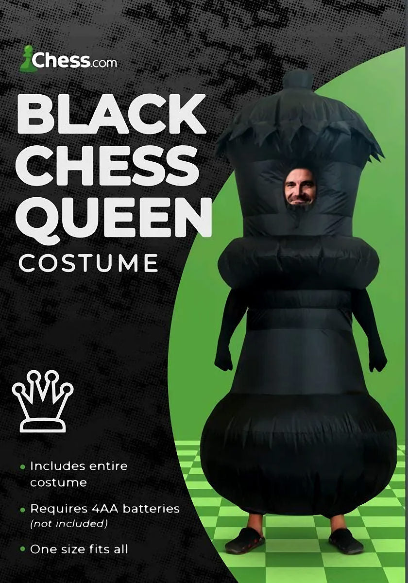 Chess Queen Costume - Black