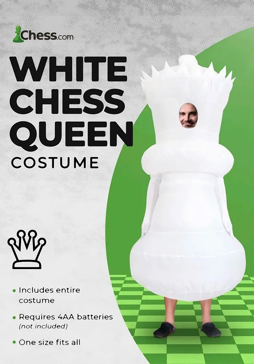 Chess Queen Costume - White
