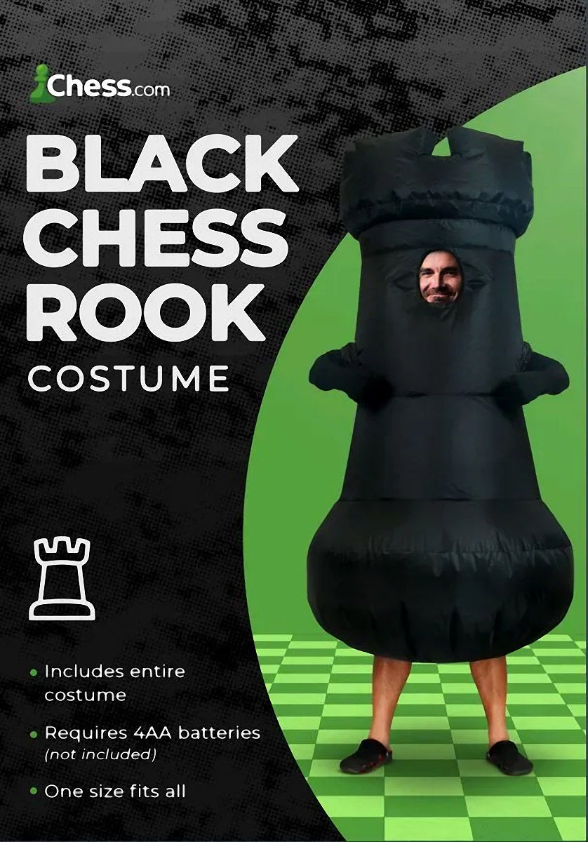 Chess Rook Costume - Black