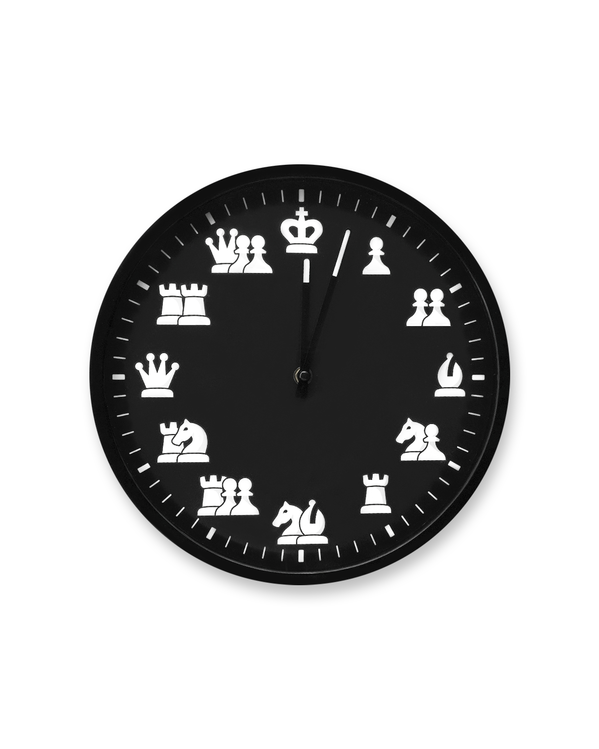 12" Chess Clock V2 - Black