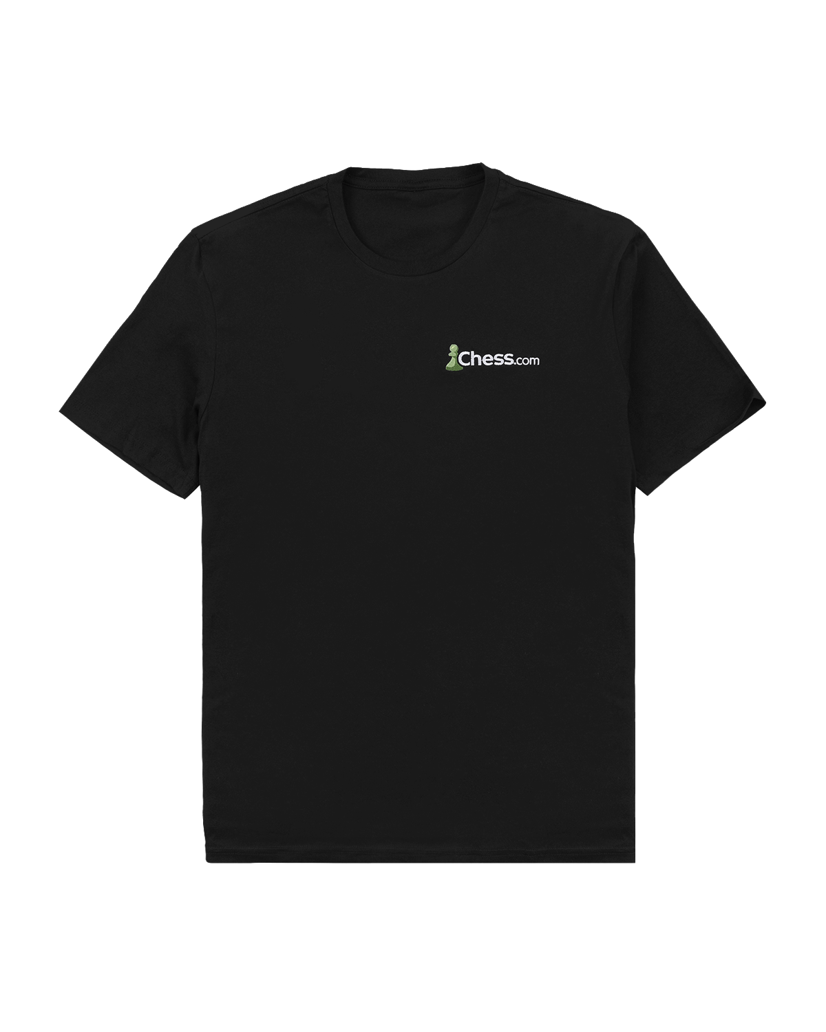Chess Embroidered Logo Tee - Black
