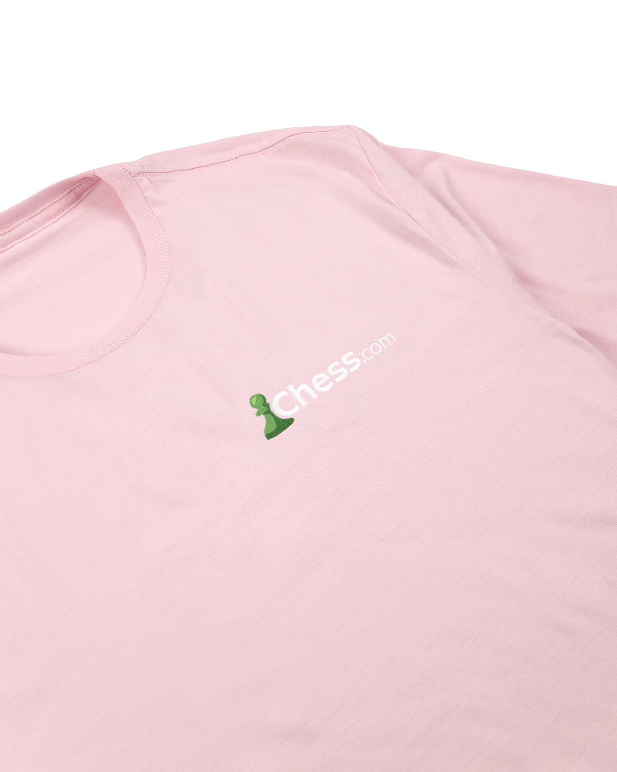 Chess Embroidered Logo Tee - Carnation Pink