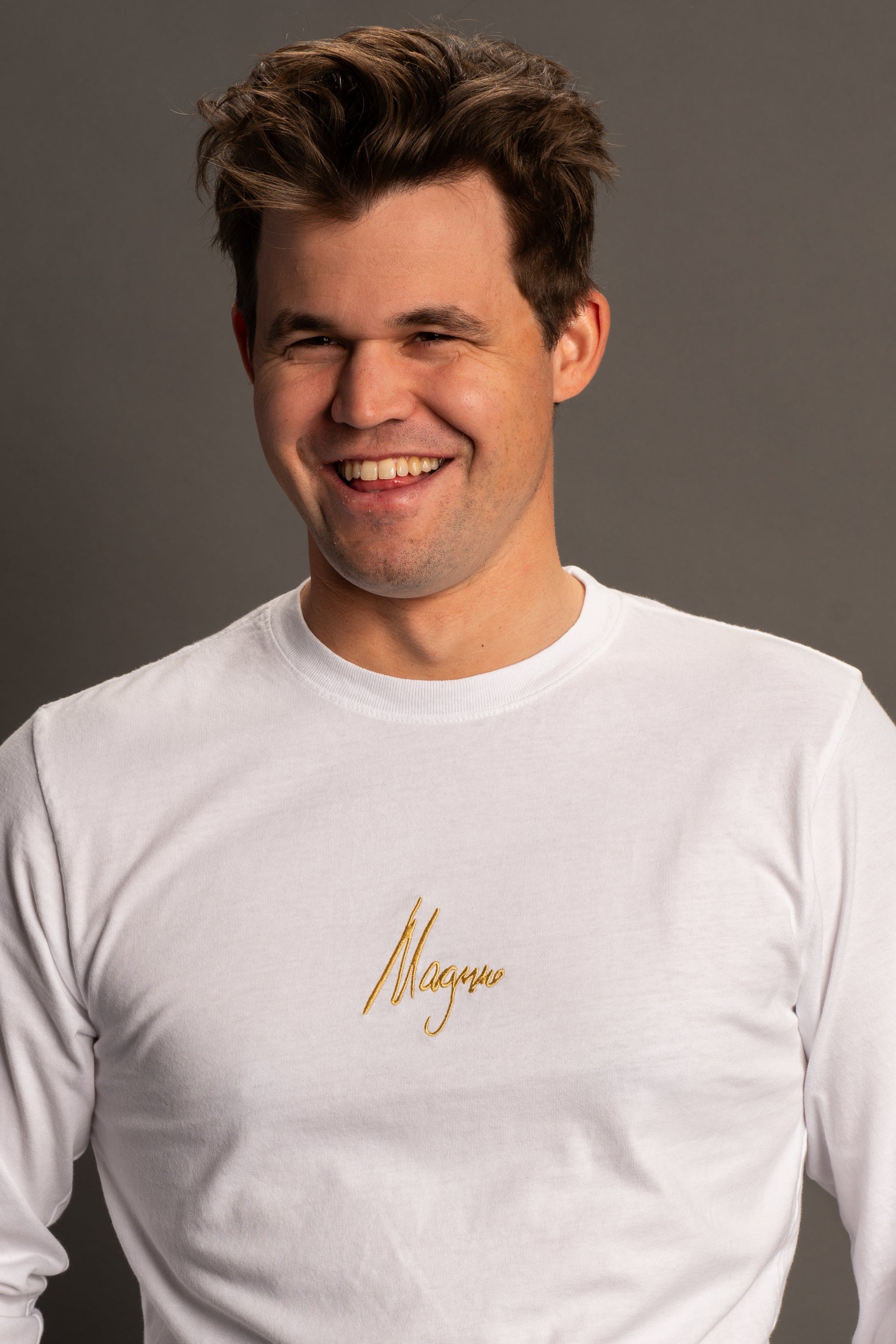 Magnus - Signature LS Tee - White