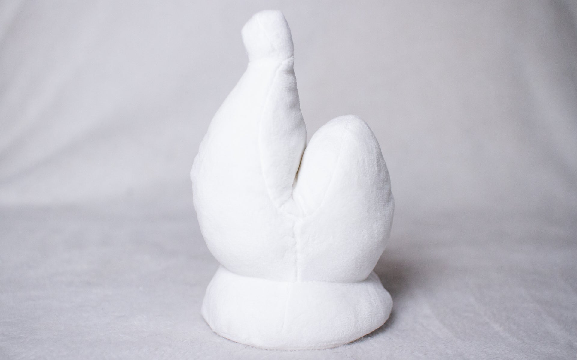 Plush White Bishop Toy