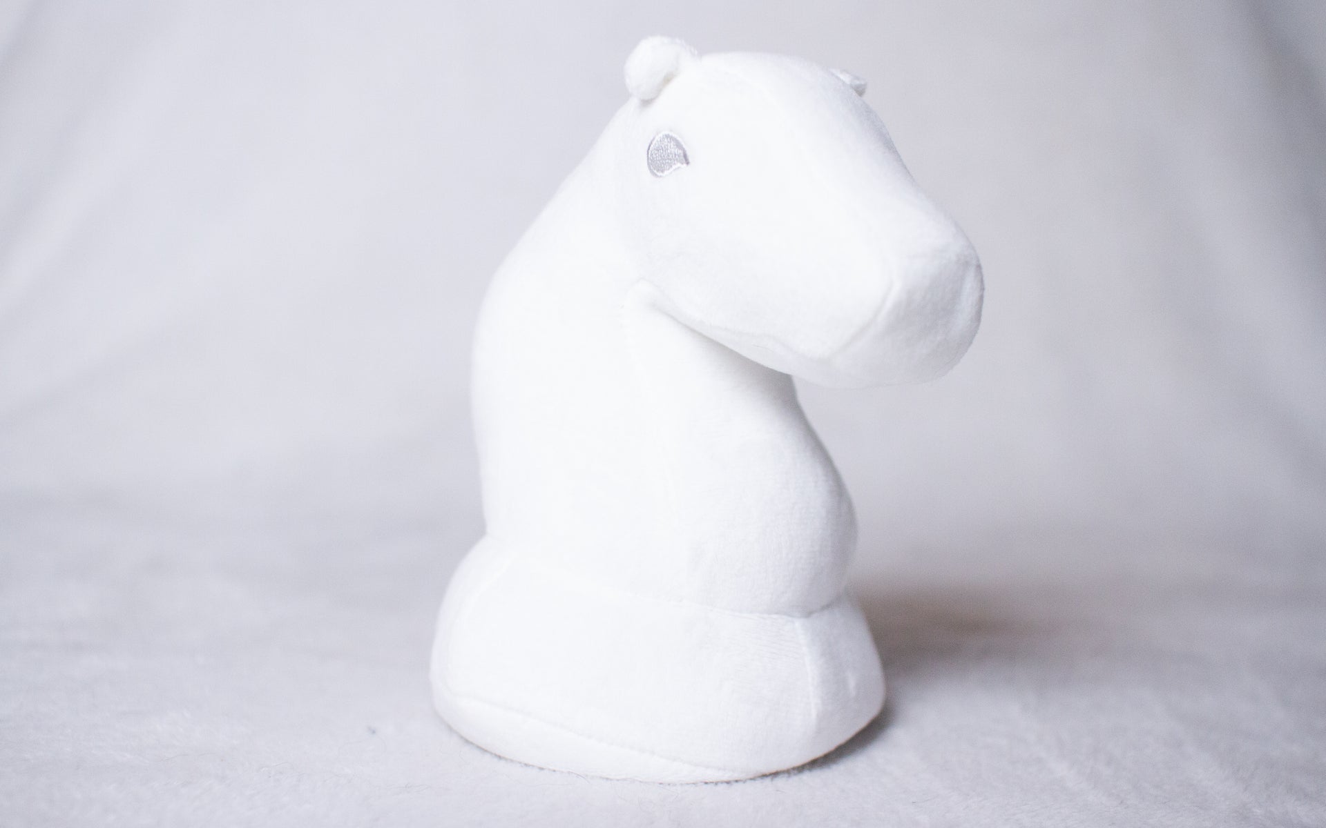 Plush White Knight Toy