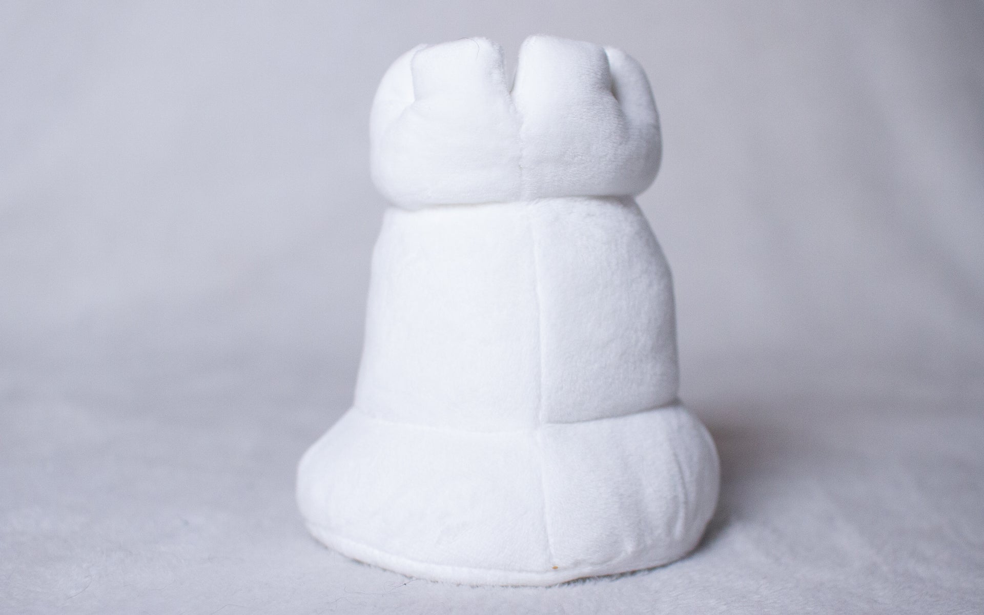 Plush White Rook Toy