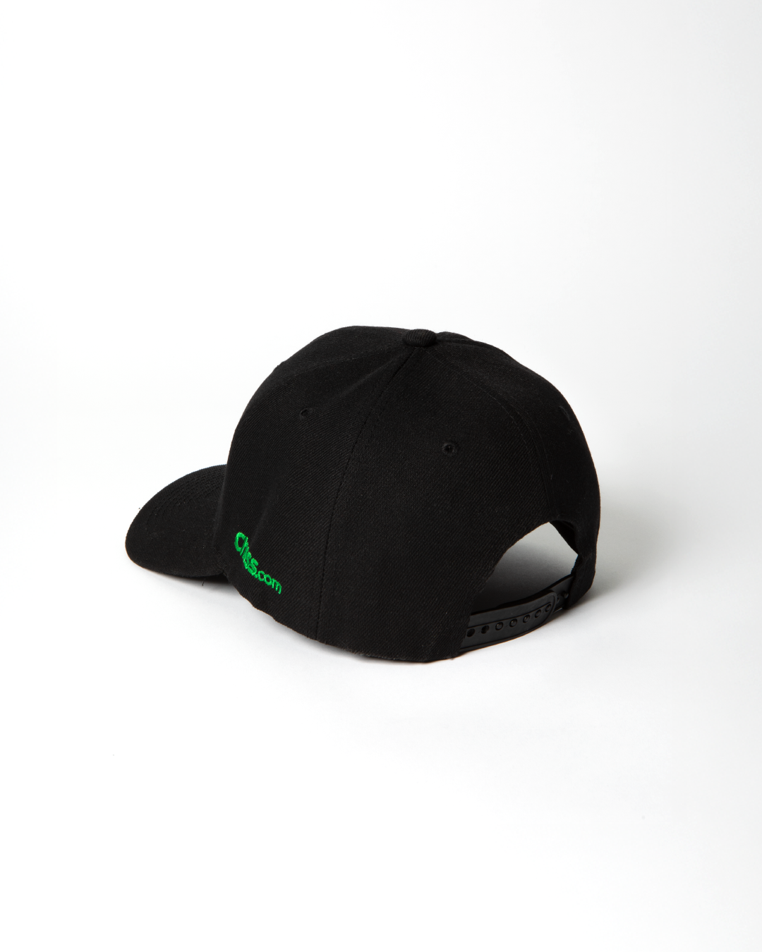 Essentials Collection Black Curved Snapback