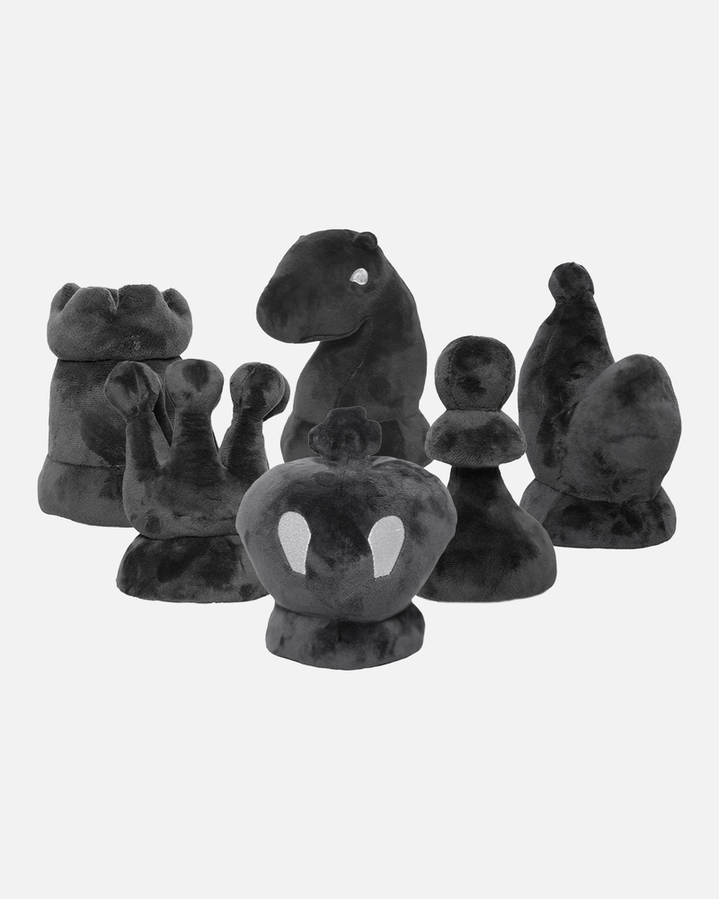 Black Piece Plush Full Set