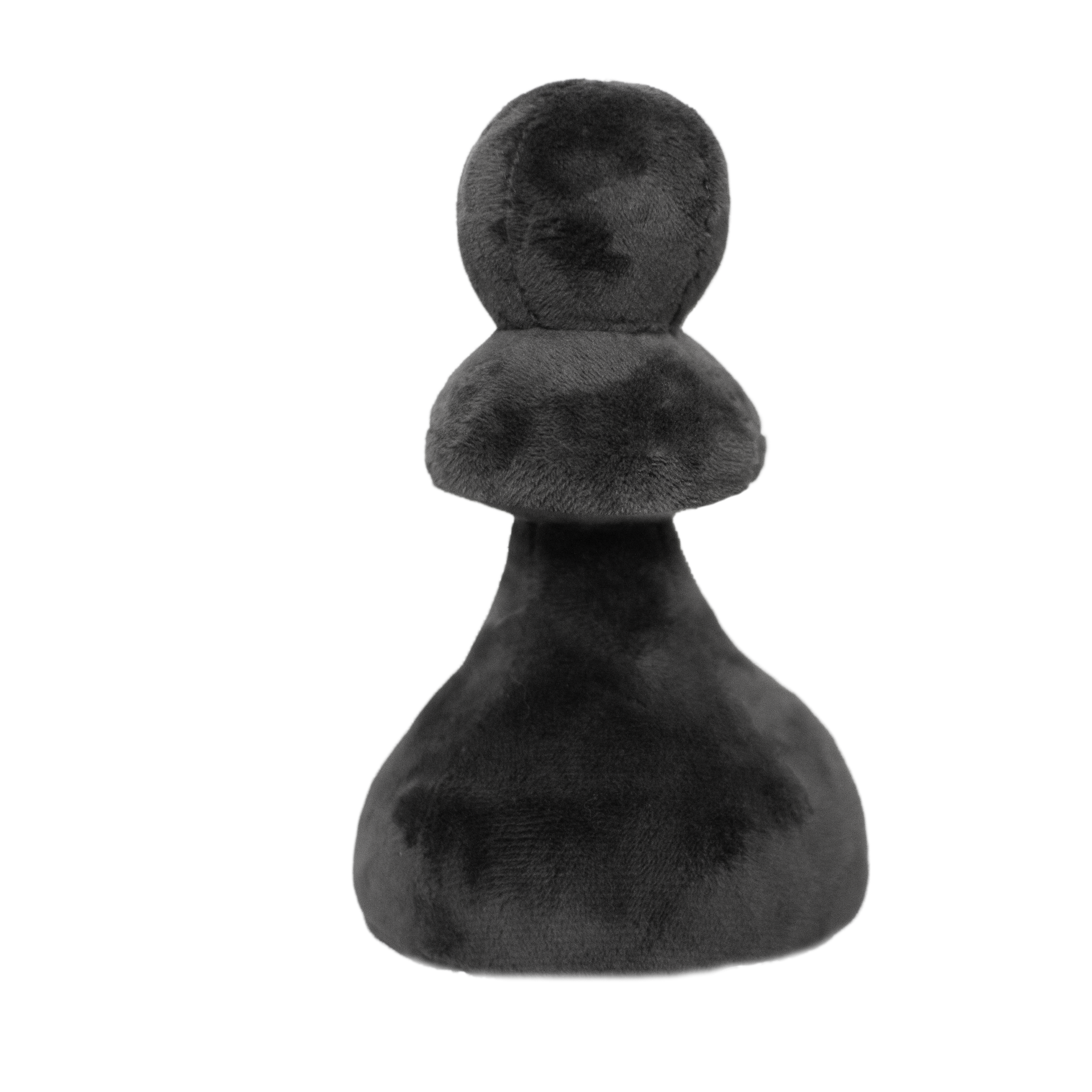 Plush Gray Pawn Toy