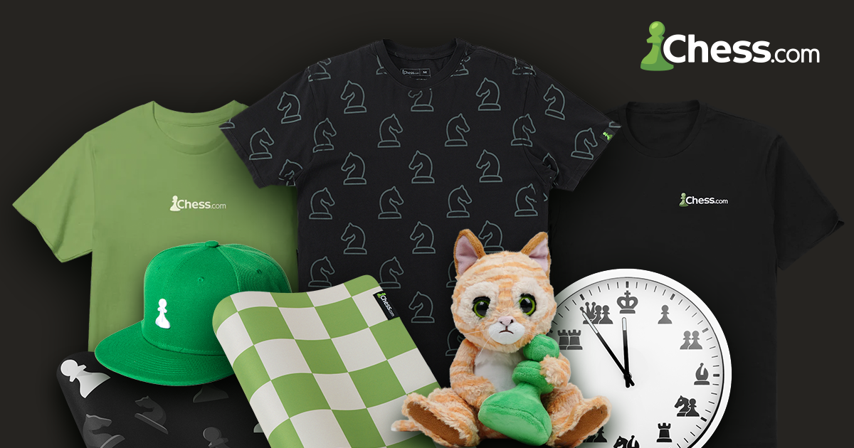 Chess.com Merch Store: Official Boards, Chess Sets & Apparel