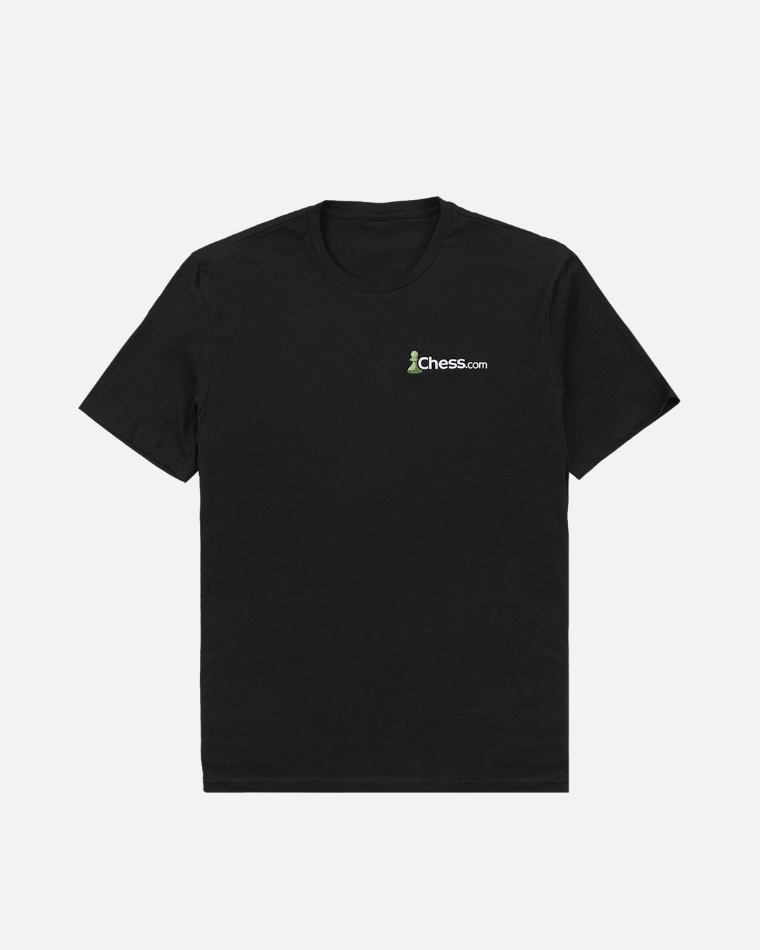 Chess Embroidered Logo Tee - Black