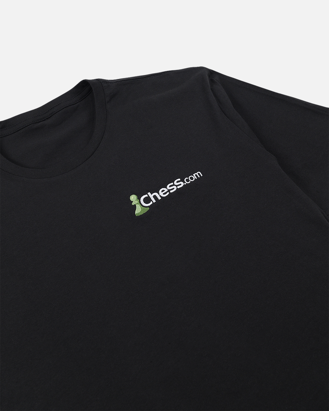 Chess Embroidered Logo Tee - Black