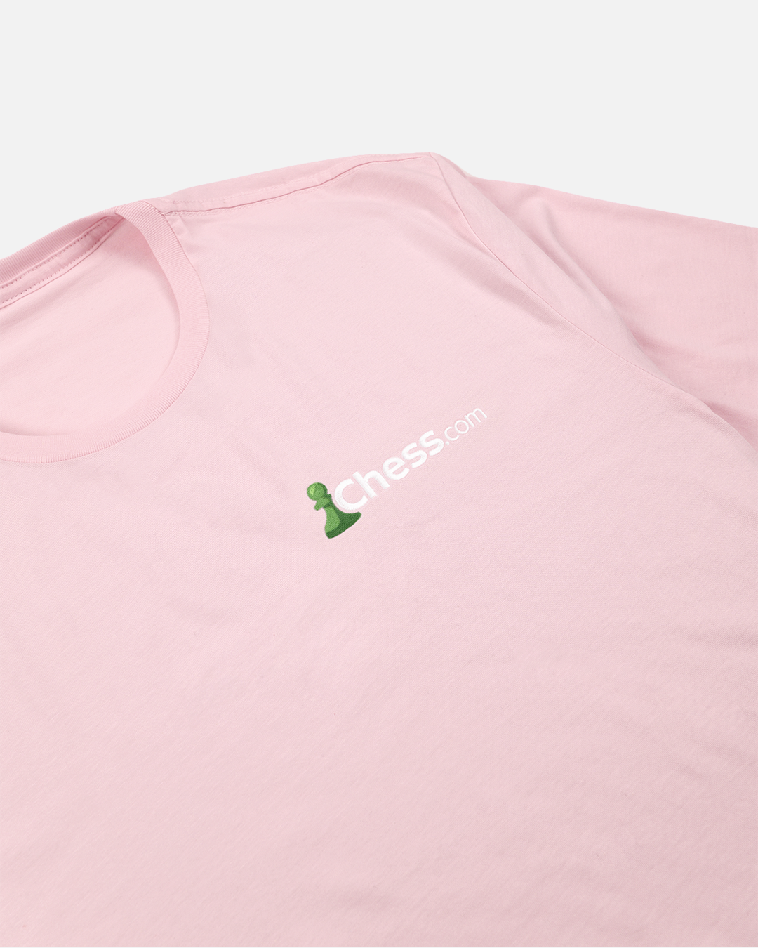 Chess Embroidered Logo Tee - Carnation Pink