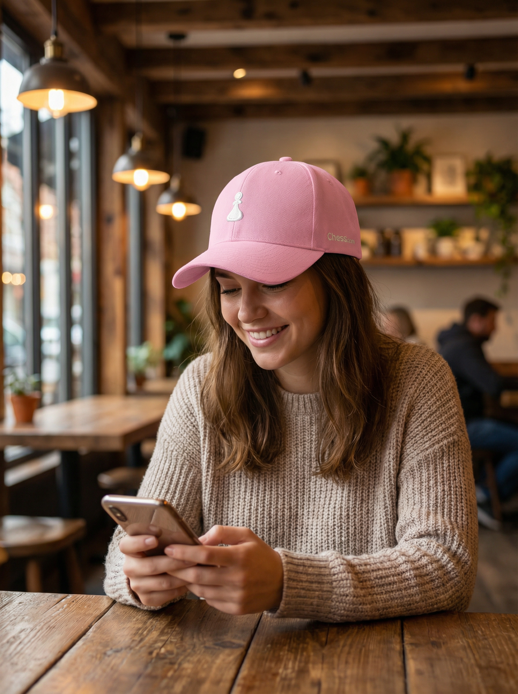 Essential Collection Pink Curved Snapback