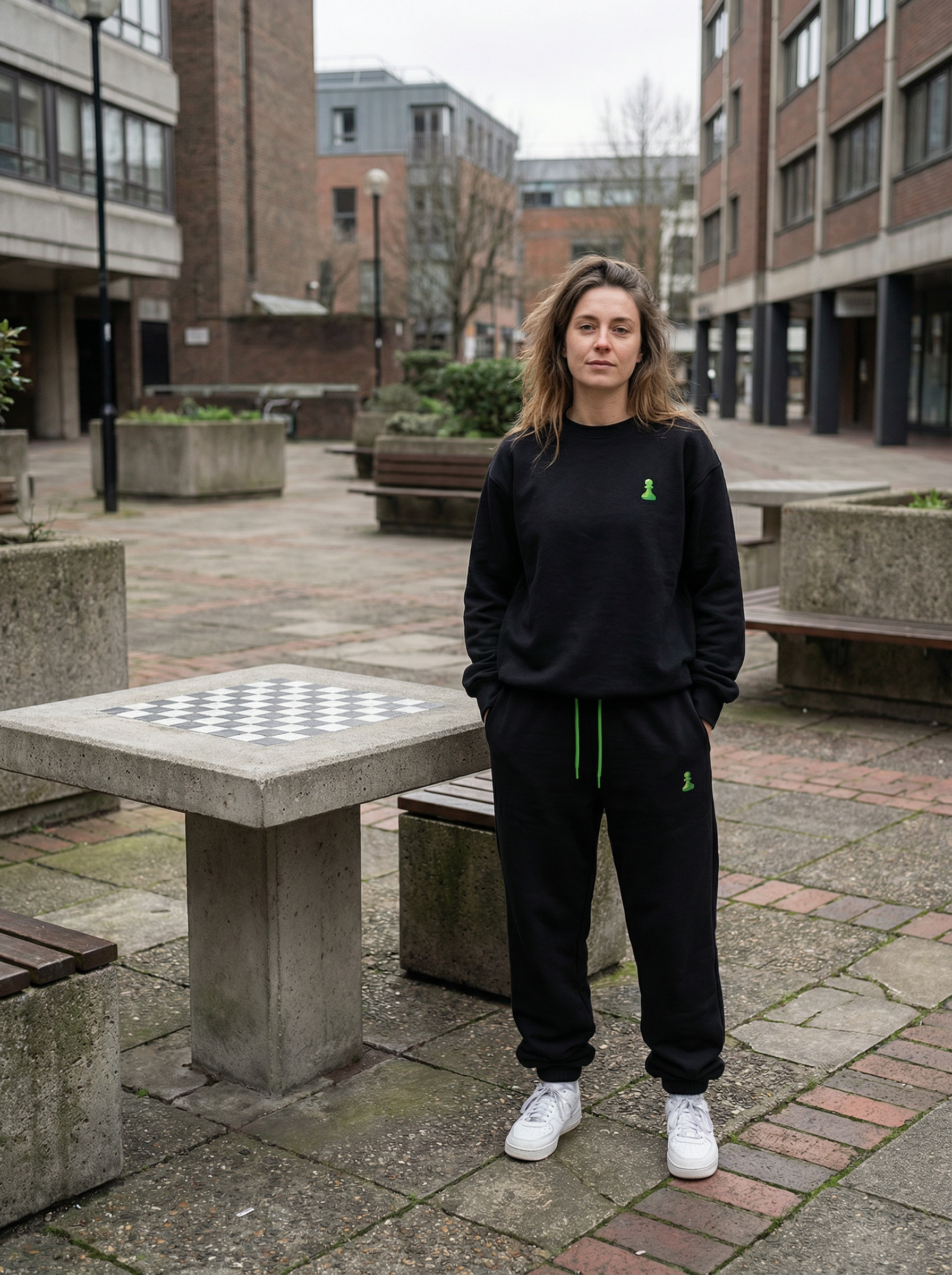 Essential Collection Black Crewneck