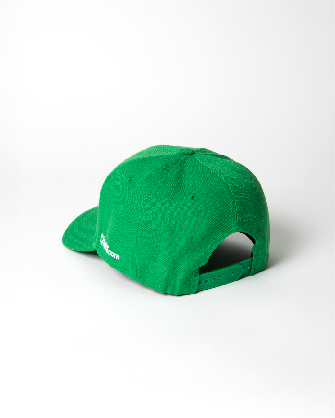 Essentials Collection Green Curved Snapback