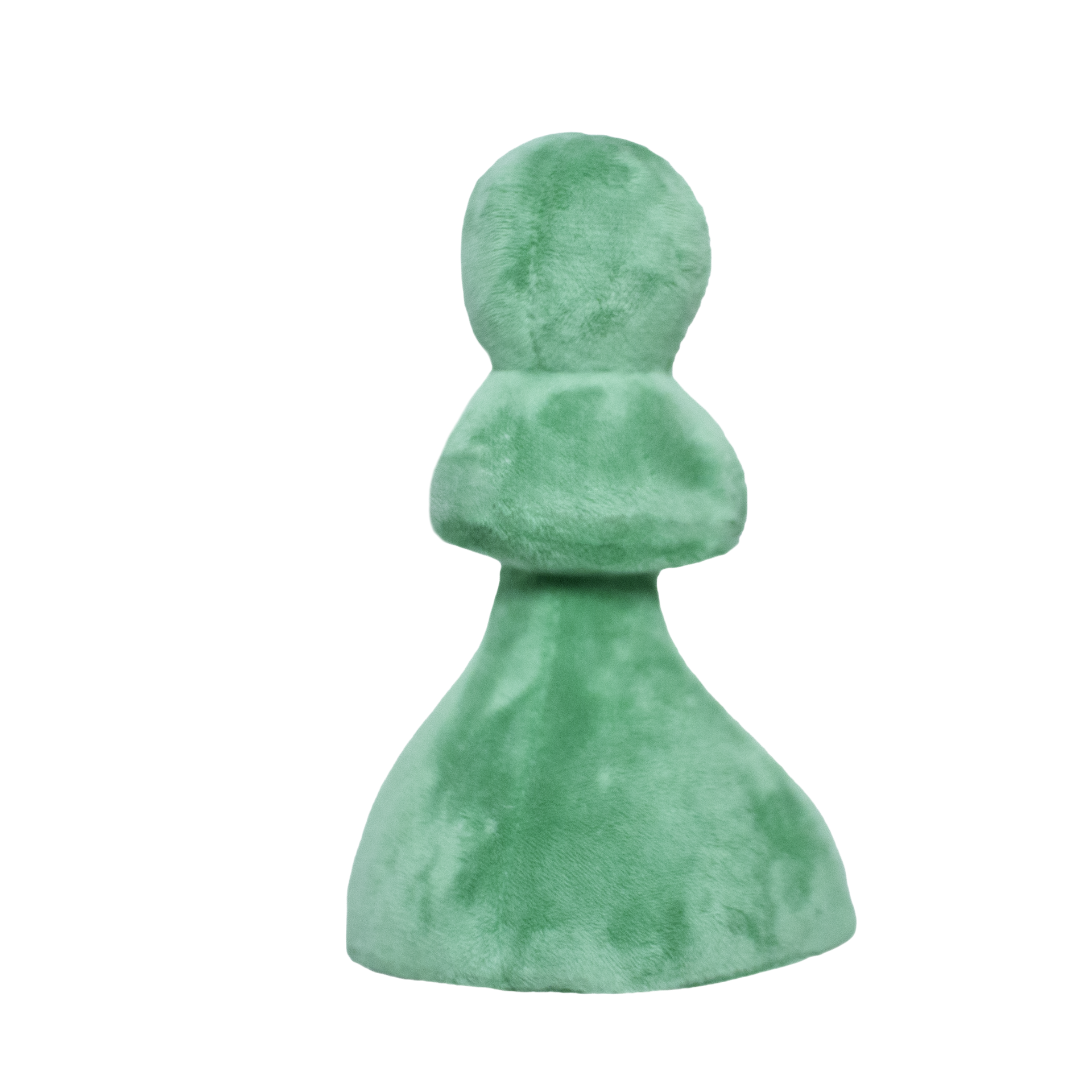 Plush Green Pawn Toy