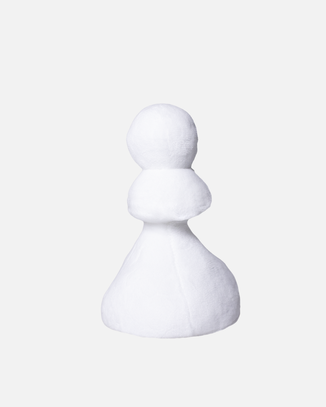 Plush White Pawn Toy